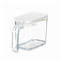 【2個セット】 アスベル フォルマ MSポット(480ml) ホワイト A1107 調味料入れ キッチン収納 ポット 砂糖入れ シュガー 塩入れ【送料無料】