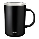 HARIO セラミックコーティング 真空二重保温マグ 470ml CMG-470-B マグカップ 保温 保冷 セラミックコート 真空断熱マグカップ【送料無料】