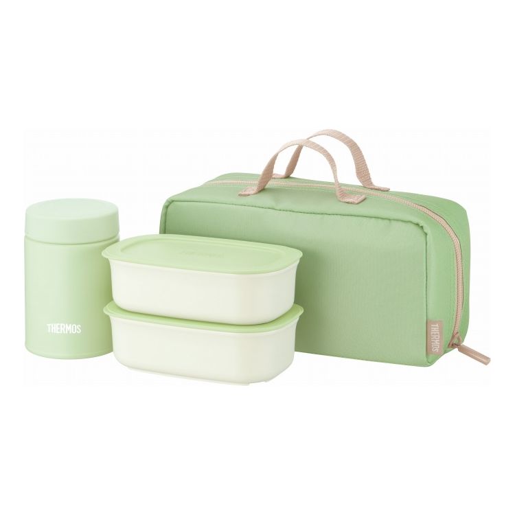 サーモス 真空断熱 スープランチセット 800ml ダスティーグリーン JEH-800保温 保冷 パスタ スープランチ 味噌汁 カレー 汁物(代引不可)【送料無料】