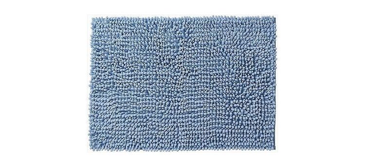 山崎産業 SUSU 抗菌ストロングWバスマット EC (L 50×70cm) ブルー 足拭き タオル 足ふき マイクロファイバー お風呂マット(代引不可)【送料無料】 2