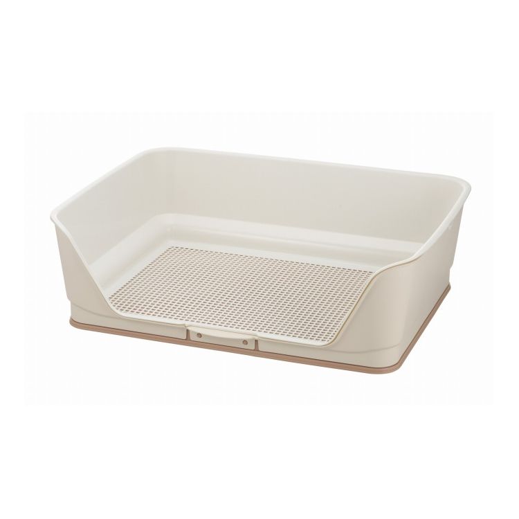 Toiletry Goods - リッチェル お掃除簡単ステップ壁付トイレ ワイド アイボリー 子犬のトイレ練習に【送料無料】