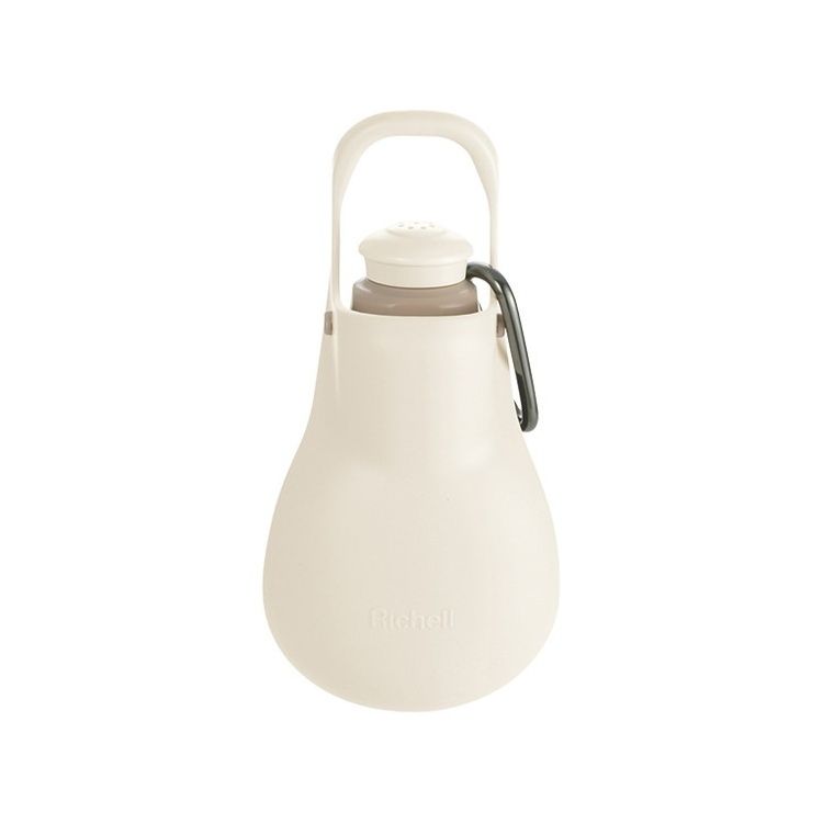 【2個セット】 リッチェル お散歩ハンディシャワー アイボリー S 水分補給用キャップボトル おしっこ跡..