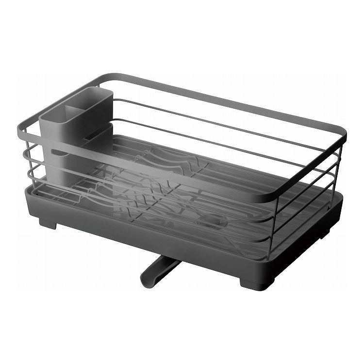 アスベル ポゼ Wコート 水切り スリム ブラック A5535 ディッシュドレイナー 水切りラック(代引不可)【..