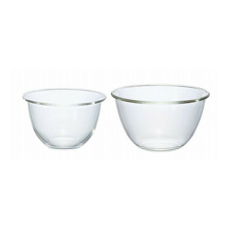 耐熱ガラス製のボウルの2個セット。混ぜやすく周りを汚しにくい深型形状。食器洗い乾燥機使用可。サービングボウルとして使ってもOKなデザイン。高い耐熱性と耐薬品性を誇る耐熱ガラス「HARIO Glass」を使用。日本製。電子レンジ・オーブン以外の加熱器具は使用しない。洗う際はやわらかいスポンジを使用し、研磨剤入りたわし、金属たわしやクレンザーなどを使用しない。サイズ(約)Mサイズ/直径18.7×高さ11.5cm　Lサイズ/直径21×高さ12cm材質:耐熱ガラス「HARIO Glass」総重量(約)1.8kg（包装箱含む）満水容量(約)Mサイズ/1500ml　Lサイズ/2200ml耐熱温度差:120度【代引きについて】こちらの商品は、代引きでの出荷は受け付けておりません。【送料について】北海道、東北、九州は送料を頂きます。【配送について】沖縄、離島は配送できません。予めご了承ください。LINK2個セット 1500/2200ml3個セット 900/1500/2200ml
