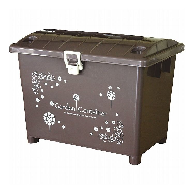 平和工業 ガーデンコンテナ 70L ブラウン(代引不可)【送料無料】