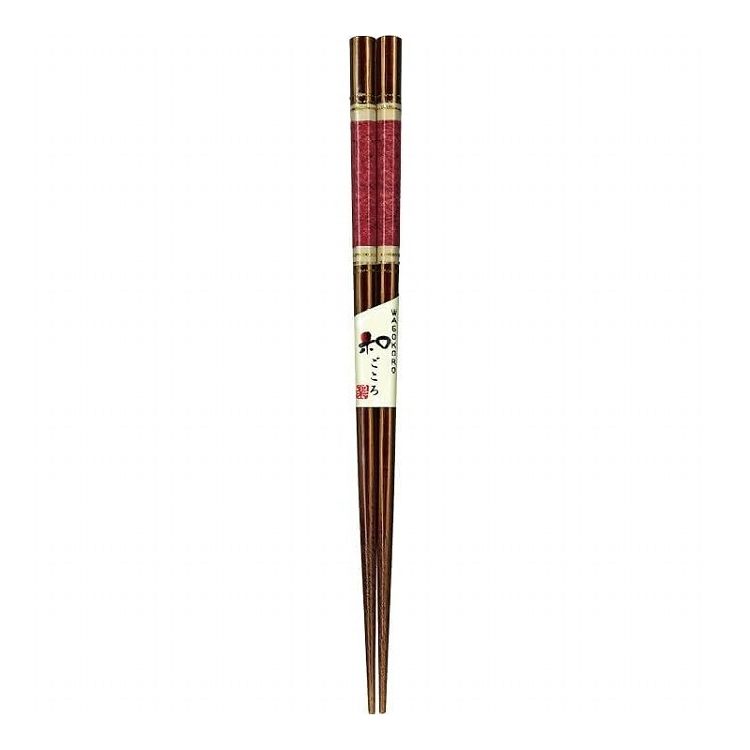 Other - 【2個セット】 アオバ 抗菌食洗箸 六角初音 21cm 赤(代引不可)【送料無料】