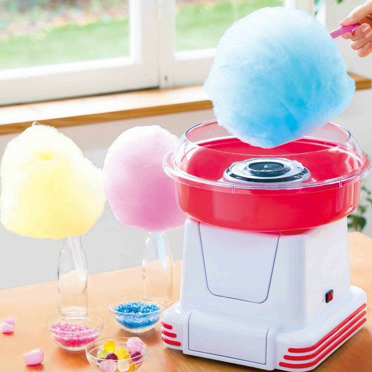 わたあめ屋さん KDCC-002R わたあめメーカー わたがし機 COTTON CANDY アメ玉 わたあめ MAKER 簡易わたあめ機【送料無料】