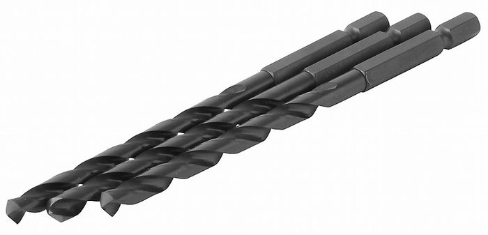 Other - 理研製鋼 鉄工用六角軸ドリル 6.0mm 三本入【送料無料】