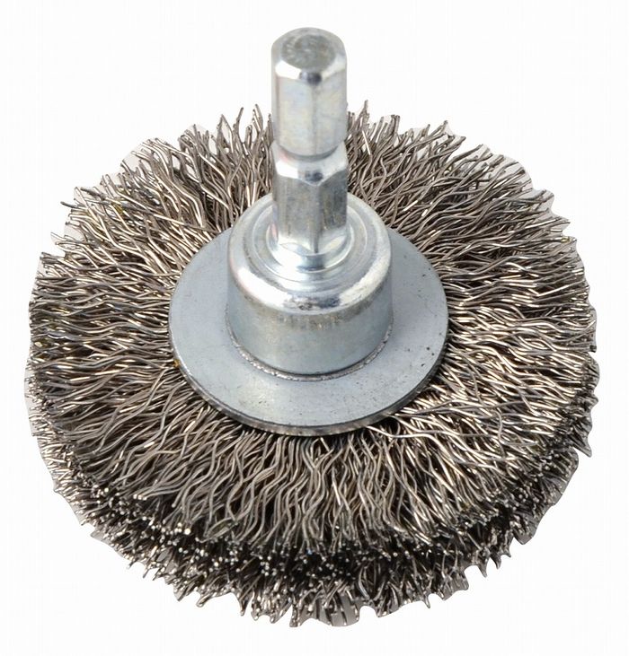 アークランドサカモト 六角軸付ホイールブラシ ステン 50mm RH-7