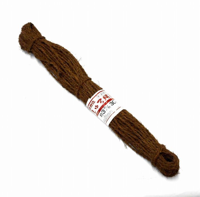アークランドサカモト 自然作 しゅろ縄 茶 3mm×30m