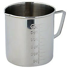 アークランドサカモト 18-8ステンレス 口付計量カップ(メジャーカップ) 300cc