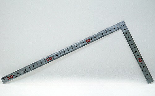 シンワ測定 曲尺同厚 シルバー 30cm/1尺 併用目盛 名作 10642