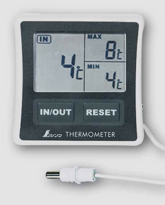 シンワ測定 シンワ 冷蔵庫用デジタル温度計 A 最高・最低隔測式 73042