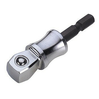 【商品詳細】■スミ、壁際のボルト・ナットの着脱に。6角シャンク圧入により耐久性抜群。曲げ角度は10°、スムーズに動きます。■差込角:12.7mm■全長:63.5mm【送料について】北海道、沖縄、離島は送料を頂きます。