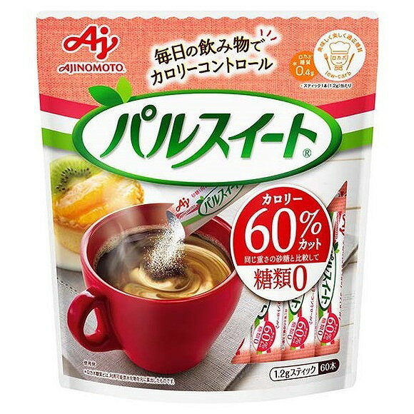 【まとめ買い】 味の素 パルスイート スティック 1.2X60 x10個セット 食品 業務用 大量 まとめ セット セット売り(代引不可)【送料無料】 1