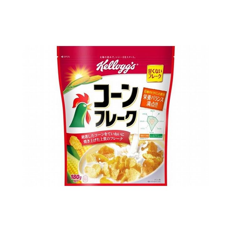 【まとめ買い】 ケロッグ コーンフレーク 袋 180g x12個セット 食品 セット セット販売 まとめ(代引不可)【送料無料】