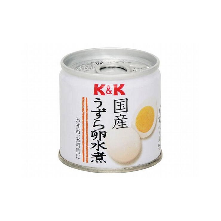 【まとめ買い】 K&K 国産 うずら卵水煮 EO缶 SS2号缶 x6個セット 食品 まとめ セット セット買い 業務用(代引不可)【送料無料】