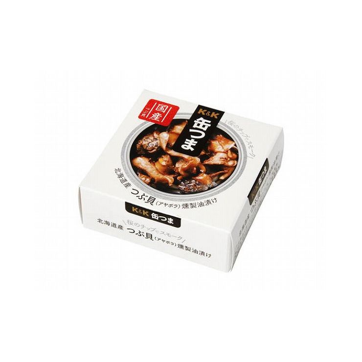 【まとめ買い】 K&K 缶つま 北海道産 つぶ貝燻製油漬け 35g x6個セット 食品 まとめ セット セット買い 業務用(代引不可)【送料無料】