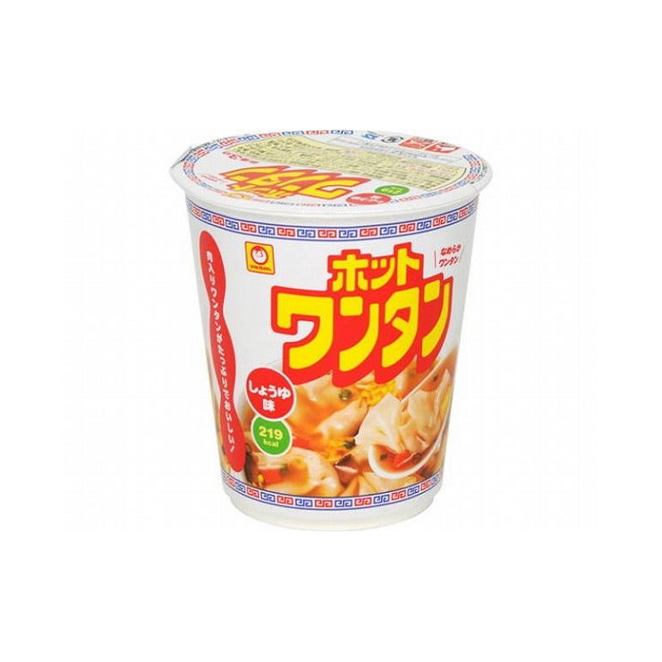 【まとめ買い】 マルちゃん ホットワンタン しょうゆ 46g x12個セット 食品 まとめ セット セット買い 業務用(代引不可)