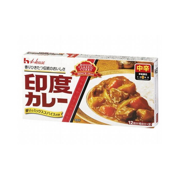 【まとめ買い】ハウス 印度カレー 中辛 230g x10個セット まとめ セット セット買い 業務用(代引不可)【送料無料】