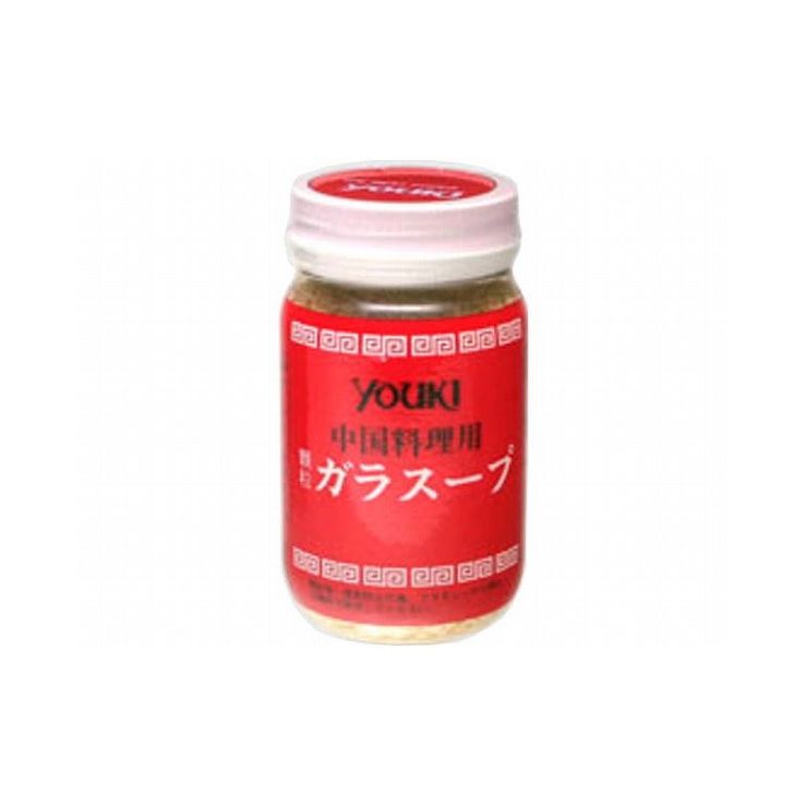 商品説明料理の味をそこなわないとりガラを使ったスープです。中華・洋食・和食どんなお料理にもお使いいただけます。内容量130g原材料(アレルギー表記含む)食塩、チキンエキスパウダー、乳糖、ビーフエキスパウダー、野菜エキスパウダー、香辛料／加工デンプン、調味料（アミノ酸）、トレハロース、（一部に乳成分・牛肉・鶏肉・豚肉を含む）アレルゲン原材料名をご確認いただき、対象成分がないか事前にご確認ください。保存方法常温で保存賞味期限別途パッケージに記載メーカー名ユウキ食品（株）生産国・加工国日本※こちらは単品商品が6個セットでの販売となります。【代引きについて】こちらの商品は、代引きでの出荷は受け付けておりません。【送料について】沖縄、離島は送料を頂きます。