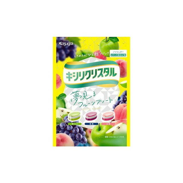 【6個セット】 春日井 キシリクリスタルフルーツアソートのど飴 67g x6 まとめ買い まとめ売り お徳用 大容量 セット販売(代引不可)