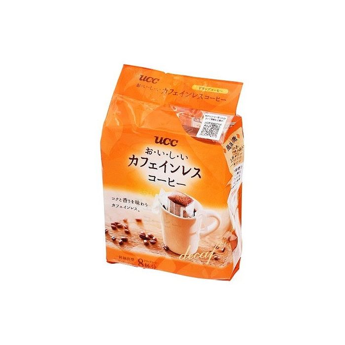 【6個セット】 UCC おいしいカフェインレスコーヒー ドリップディズニー 7gx8袋 x6 まとめ売り セット..