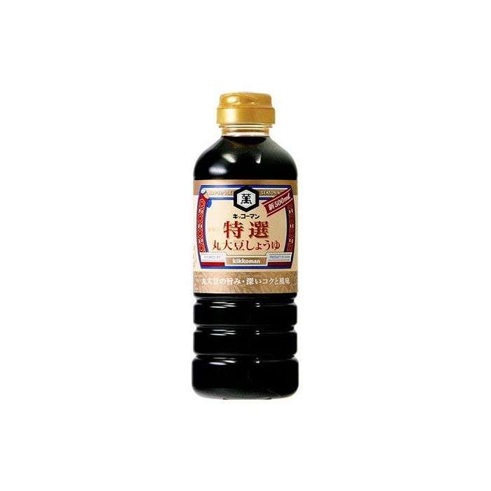 【6個セット】 キッコーマン 特選丸大豆しょうゆ 500ml x6 まとめ売り セット販売 お徳用 おまとめ品(代引不可)【送料無料】 1