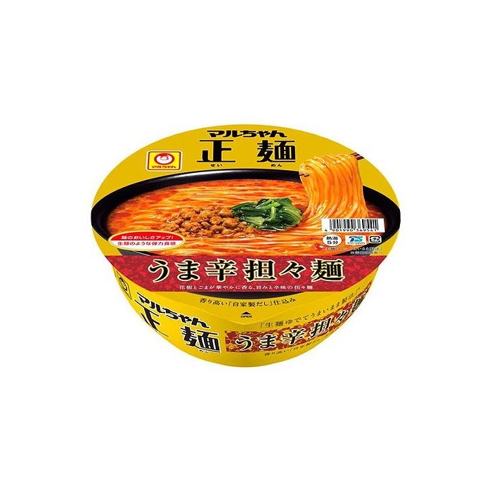 【12個セット】 マルちゃん マルちゃん正麺 うま辛担々麺 126g x12 まとめ売り セット販売 お徳用 おまとめ品(代引不可)【送料無料】