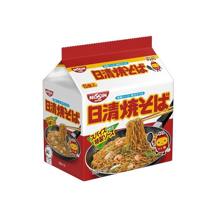 【6個セット】 日清食品 焼きそば 100gx5 x6 まとめ売り セット販売 お徳用 おまとめ品(代引不可)【送料無料】