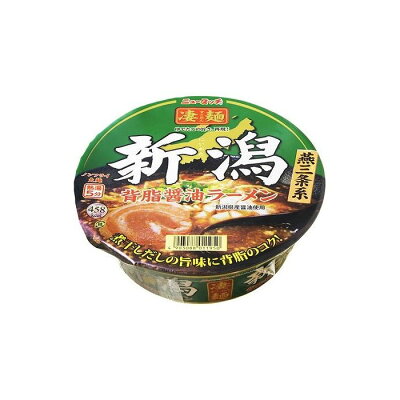 リコメン堂ホームライフ館 【12個セット】 ニュータッチ 凄麺新潟背脂醤油ラーメン カップ 124g x12 まとめ売り セット販売 お徳用 おまとめ品(代引不可)【送料無料】