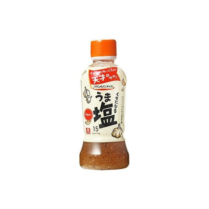 【6個セット】 理研 リケンのノンオイル くせになるうま塩 380ml x6 まとめ売り セット販売 お徳用 おまとめ品(代引不可)【送料無料】