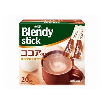 【商品説明】スティック1本にお湯を注ぐだけでクリーミー＆スイートな味わいの嗜好飲料を楽しむことが出来るので忙しいときでも、サッとくつろぎ時間を楽しめる。・原材料(アレルギー表記含む)砂糖（国内製造、オーストラリア製造）、クリーミングパウダー（乳成分を含む）、ココアパウダー（ココアバター10〜12%）、食塩、でんぷん／pH調整剤、乳たん白、香料（乳由来）、微粒酸化ケイ素、甘味料（アスパルテーム・L-フェニルアラニン化合物、アセスルファムK）、炭酸カルシウム、調味料（アミノ酸等）、乳化剤・賞味期限※仕入れ元の規定により半分以上期限のある商品のみ出荷致します。25ヶ月・保存方法別途パッケージに記載・メーカー名味の素AGF（株）・生産国日本【代引きについて】こちらの商品は、代引きでの出荷は受け付けておりません。【送料について】沖縄、離島は送料を頂きます。