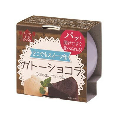 トーヨーフーズ どこでもスイーツ缶ミニ ガトーショコラ 65g x24 24個セット(代引不可)【送料無料】