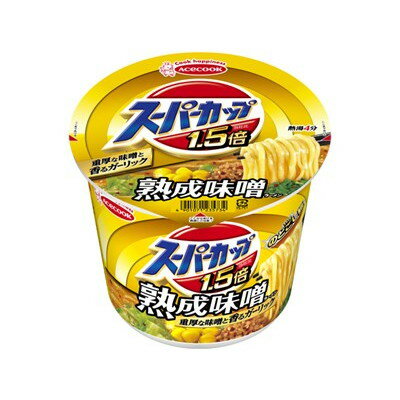 リコメン堂ホームライフ館 エースコック SC1.5倍 みそラーメン カップ 129g x12 12個セット(代引不可)【送料無料】