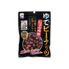 カモ井 ゆでピーナッツ しょうゆ味 80g x10 10個セット(代引不可)【送料無料】