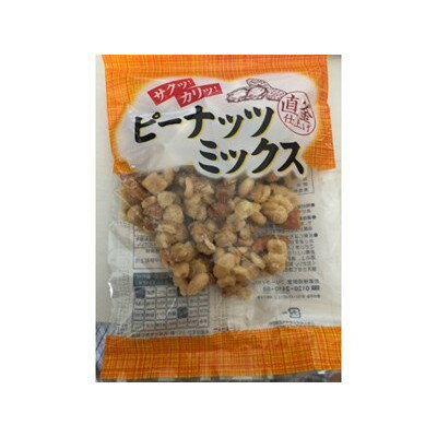 【商品説明】サクッとした食感の自然派ピーナッツスナックです。●原材料(アレルギー表記含む)糖類（砂糖、水あめ）、小麦粉（国内製造）、落花生、でん粉、マーガリン、植物油脂、米、ショートニング、食塩、イースト、しょうゆ、デキストリン、たん白加水分解物、唐辛子、かつおエキス/加工デンプン、膨張剤、増粘剤（プルラン）、調味料（アミノ酸等）、着色料（カラメル、パプリカ色素、紅麹、カロテン）、香料、香辛料抽出物、（一部に小麦、落花生、大豆を含む）●賞味期限※仕入れ元の規定により期限の半分を切った商品は出荷致しません。120日●メーカー名日進堂製菓（株）●保存方法常温●生産国・加工国日本【代引きについて】こちらの商品は、代引きでの出荷は受け付けておりません。【送料について】沖縄、離島は別途送料を頂きます。