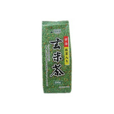 国太楼 宇治抹茶入 玄米茶 200g x12 12個セット(代引不可)【送料無料】