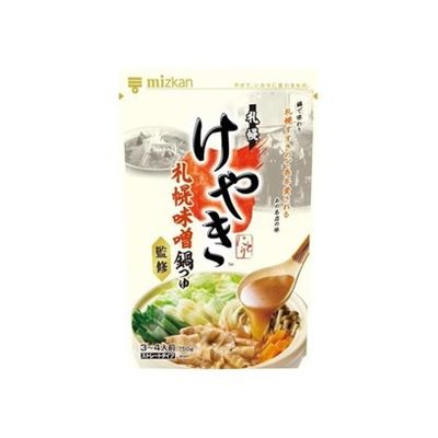 【12個セット】 ミツカン けやき監修 札幌味噌鍋つゆ 750g x12(代引不可)【送料無料】