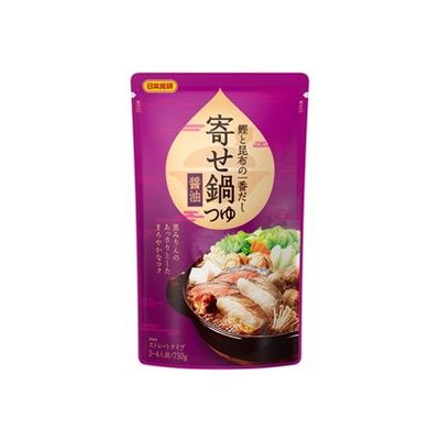 【10個セット】 日本食研 寄せ鍋つゆ 醤油味 750g x10(代引不可)【送料無料】