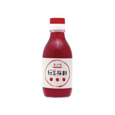 【24個セット】 海の精 紅玉梅酢 瓶 200ml x24(代引不可)【送料無料】