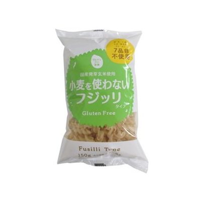 【12個セット】 大潟村 あきたこまち グルテンFフジッリ 150g x12(代引不可)【送料無料】 1