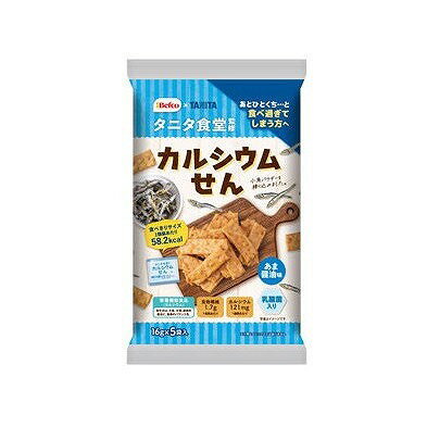 【単品12個セット】 栗山米菓 タニタ食堂監修のカルシウムせん 80gx12 まとめ買い まとめ売り お徳用 大容量 セット販売(代引不可)【送料無料】