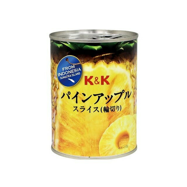 【単品24個セット】 KK インドネシアパイン スライス ラベル 3号缶x24 まとめ買い まとめ売り お徳用 大容量 セット販売 おつまみ(代引不可)【送料無料】