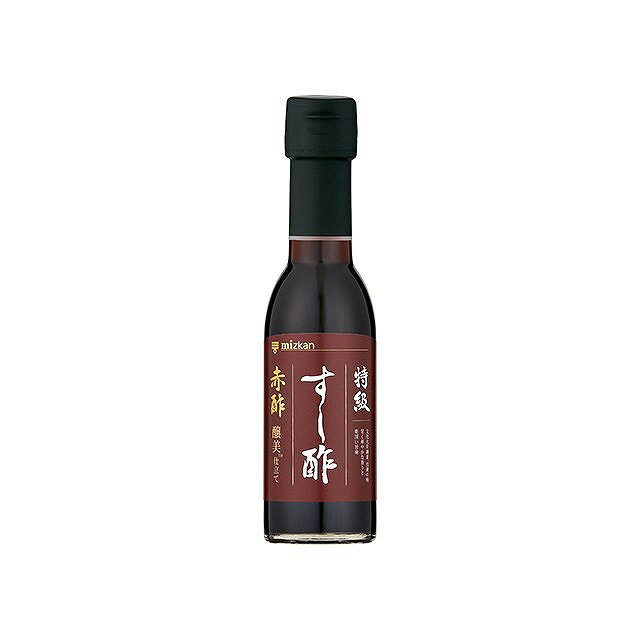 【商品説明】家庭でこだわりの詰まった味わいが楽しめる特級のすし酢です。赤酢「醸美」ベースの、味の濃いネタと相性が良い、食べ続けたくなる、奥深い旨味が特徴なので、魚のおいしさが際立ち、すしをおいしく食べられます。原材料(アレルギー表記含む)酒かす酢（国内製造）、砂糖、食塩、醸造酢保存方法:常温生産国:日本賞味期限:360日内容量:150ml×12メーカー名:Mizkan※賞味期限は出荷元の規定により半分以上残っている商品のみ出荷致します。【代引きについて】こちらの商品は、代引きでの出荷は受け付けておりません。【送料について】沖縄、離島は送料を頂きます。