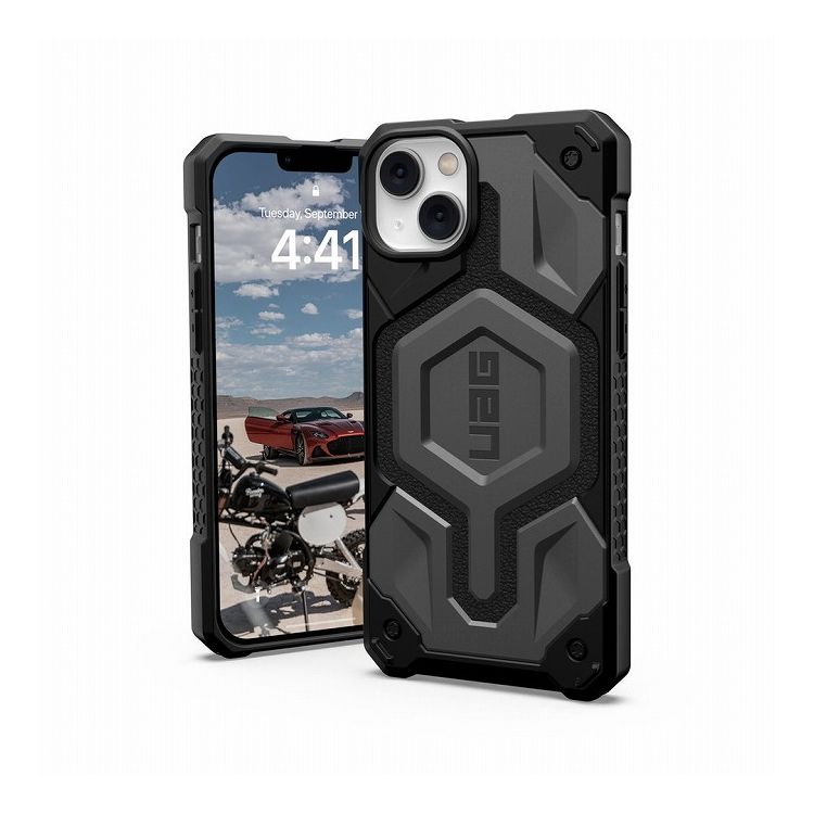 Źʡ URBAN ARMOR GEAR iPhone 14 Plus 6.7 2022б Ѿ׷⥱ MagSafeб MONARCH PRO С UAG-IPH22LA-PMS-SV ե  С ޥ ޡȥե̵