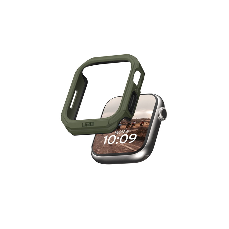 URBAN ARMOR GEAR Apple Watch serires 9-7 45mm用 CIVILIANケース (オリーブ/ブラック) 【日本正規代理店品】 UAG-AW45CCV2-OL/BK【送料無料】