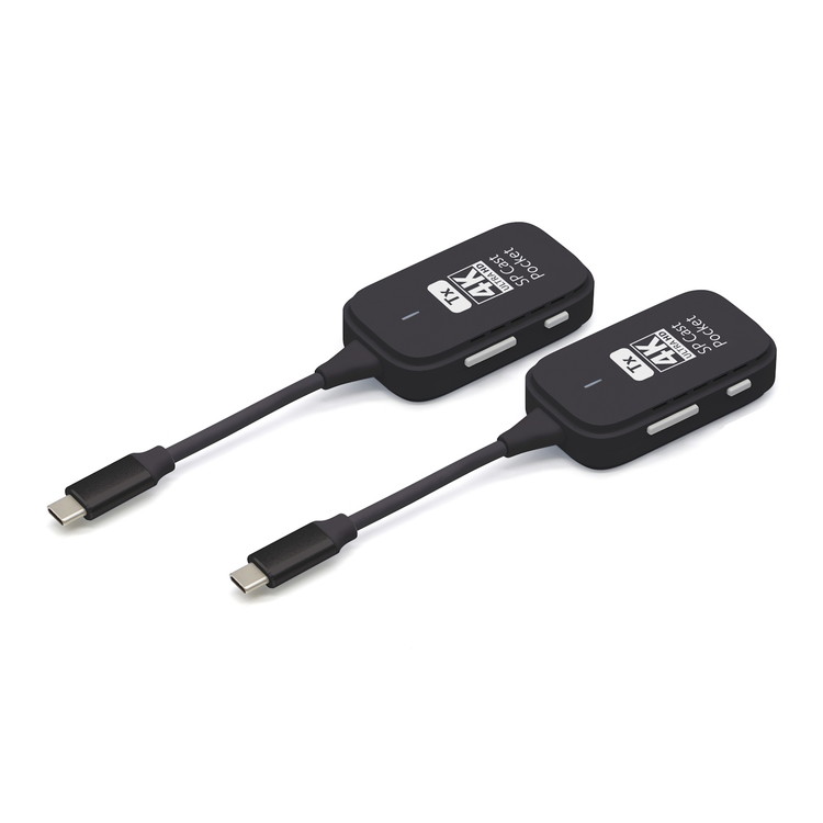 プリンストン SP Cast Pocket4K 4K対応ワイヤレスUSB-C子機×2台セット SPCASTPOCKET-C1-4KR1(代引不可)【送料無料】