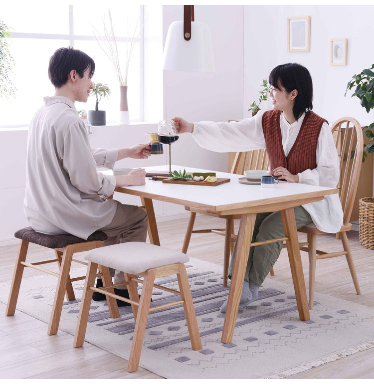 ダイニングテーブル 幅150cm A脚 お手入れ簡単 北欧風 木製 おしゃれ 傷に強い 汚...