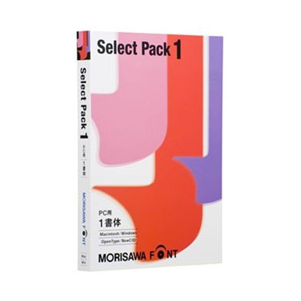 モリサワ MORISAWA Font Select Pack 1(PC用) M019438モリサワフォントのラインナップから、ライセンス数に応じて使いたい書体を必要なだけ自由にセレクトできるパッケージ商品説明モリサワフォントのラインナップから、ライセンス数に応じて使いたい書体を必要なだけ自由にセレクトできるパッケージです。必要な書体数に応じて選べる 1 / 3 /5 のSelect Packをご用意。「Select Pack 1/3/5」はライセンス数に応じて和文ラインナップの中から、お好きな書体を選んでお使いいただけます。※書体のセレクトは、インストール時に行います。1(PC用)。商品仕様言語：日本語その他ハード・ソフト：インターネット接続環境必須(Webブラウザ/電子メール)メディアコード1：ライセンス証書OS（WINDOWS/MAC/その他）：MacOS説明：Mac OS X 10.6以降 ※OS X El Capitan(10.11)対応機種：Intel搭載MacCPU：intel CPUメモリ：1GB以上【代引きについて】こちらの商品は、代引きでの出荷は受け付けておりません。モリサワ MORISAWA Font Select Pack 1(PC用) M019438モリサワフォントのラインナップから、ライセンス数に応じて使いたい書体を必要なだけ自由にセレクトできるパッケージ商品説明モリサワフォントのラインナップから、ライセンス数に応じて使いたい書体を必要なだけ自由にセレクトできるパッケージです。必要な書体数に応じて選べる 1 / 3 /5 のSelect Packをご用意。「Select Pack 1/3/5」はライセンス数に応じて和文ラインナップの中から、お好きな書体を選んでお使いいただけます。※書体のセレクトは、インストール時に行います。1(PC用)。商品仕様言語：日本語その他ハード・ソフト：インターネット接続環境必須(Webブラウザ/電子メール)メディアコード1：ライセンス証書OS（WINDOWS/MAC/その他）：MacOS説明：Mac OS X 10.6以降 ※OS X El Capitan(10.11)対応機種：Intel搭載MacCPU：intel CPUメモリ：1GB以上